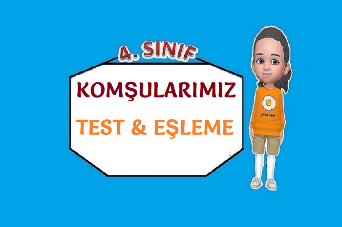 KOMŞULARIMIZI HARİTADA YERLERİNE SÜRÜKLEYELİM