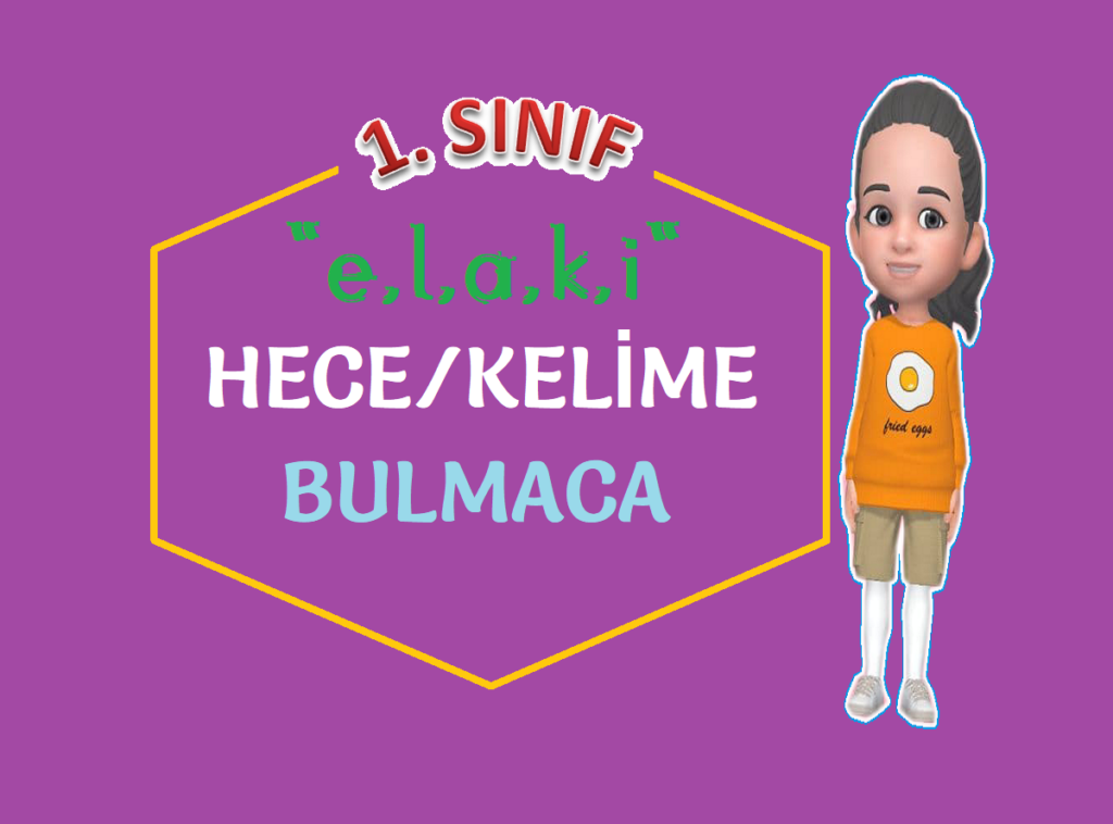 e,l,a,k,i HECE/KELİME BULMACA e,l,a,k,i HECE/KELİME BULMACA