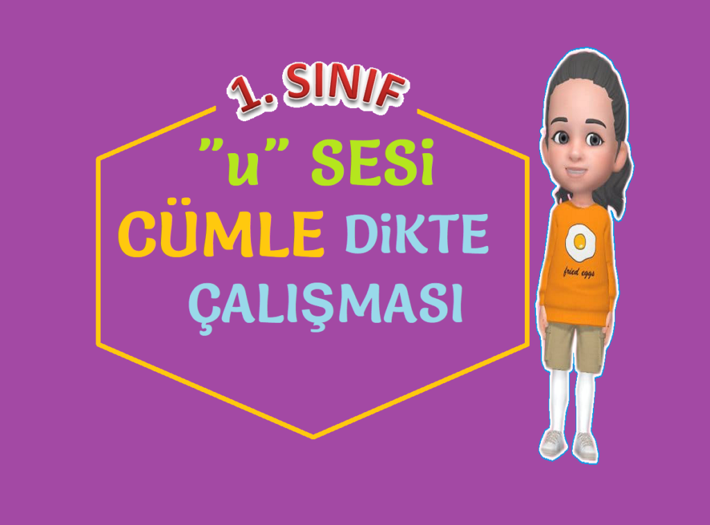 “u” SESİ CÜMLE DİKTE ÇALIŞMASI