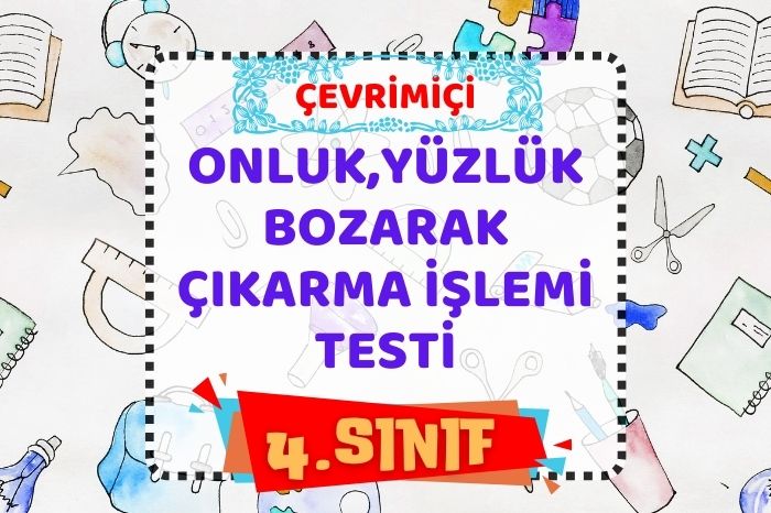 ONLUK, YÜZLÜK BOZARAK ÇIKARMA İŞLEMİ