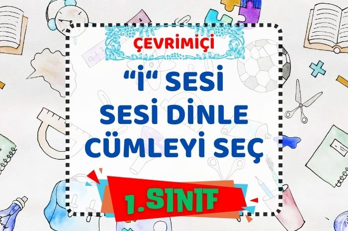 “i” SESİ ANAGRAM