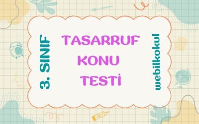 “KAYNAKLARIN VERİMLİ KULLANIMI” ÇEVRİMİÇİ BOŞLUK DOLDURMA ETKİNLİĞİ