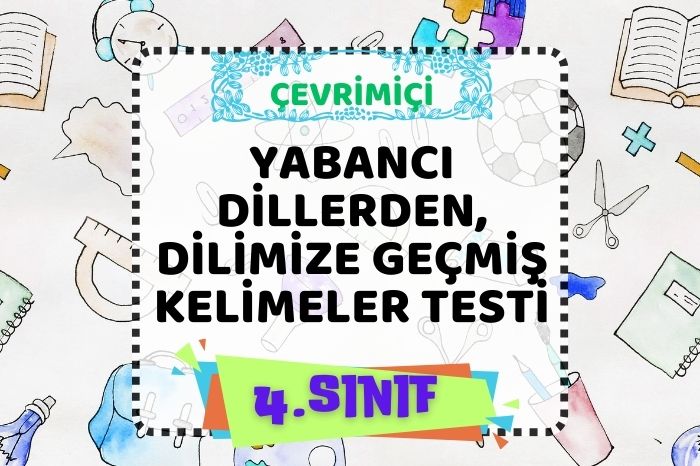 YABANCI DİLDEN DİLİMİZE GEÇMİŞ SÖZCÜKLERİN TÜRKÇE KARŞILIĞI