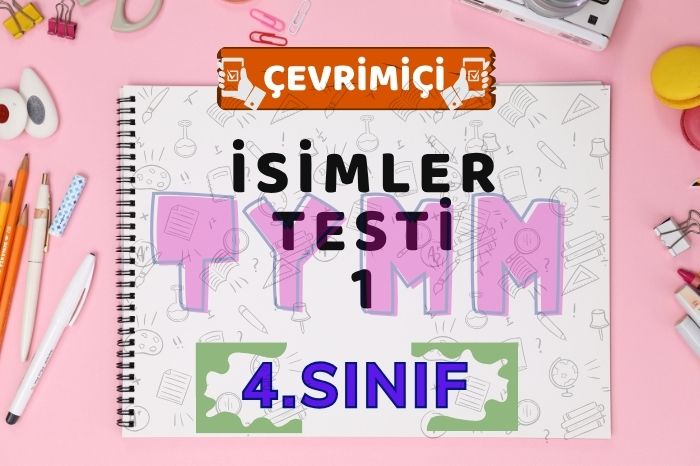 İSİMLER TESTİ 1