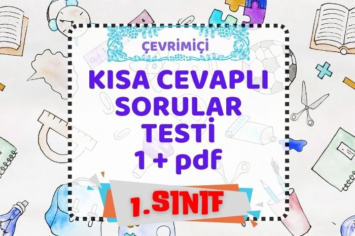 KISA CEVAPLI GÖRSEK DESTEKLİ ANLAMA 1+pdf