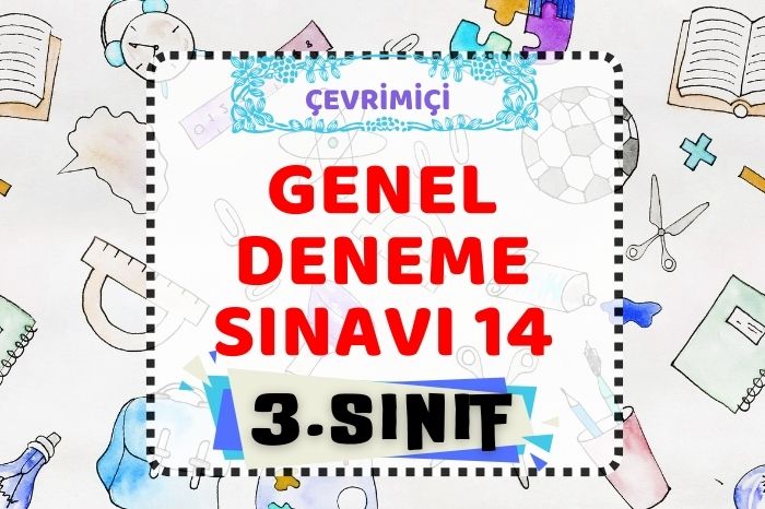 3. SINIF DENEME SINAVI 14
