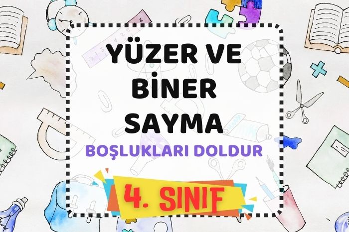 100’ER VE 1000!ER RİTMİK SAYMA
