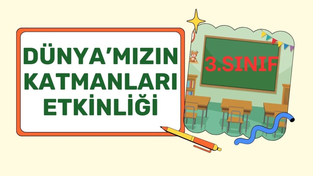 DÜNYA’MIZIN KATMANLARI DÜNYA’MIZIN KATMANLARI