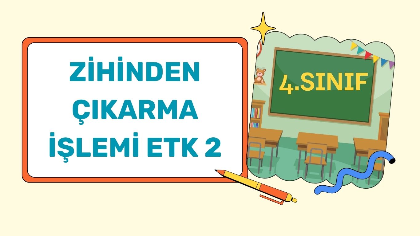 ZİHİNDEN ÇIKARMA İŞLEMİ 2