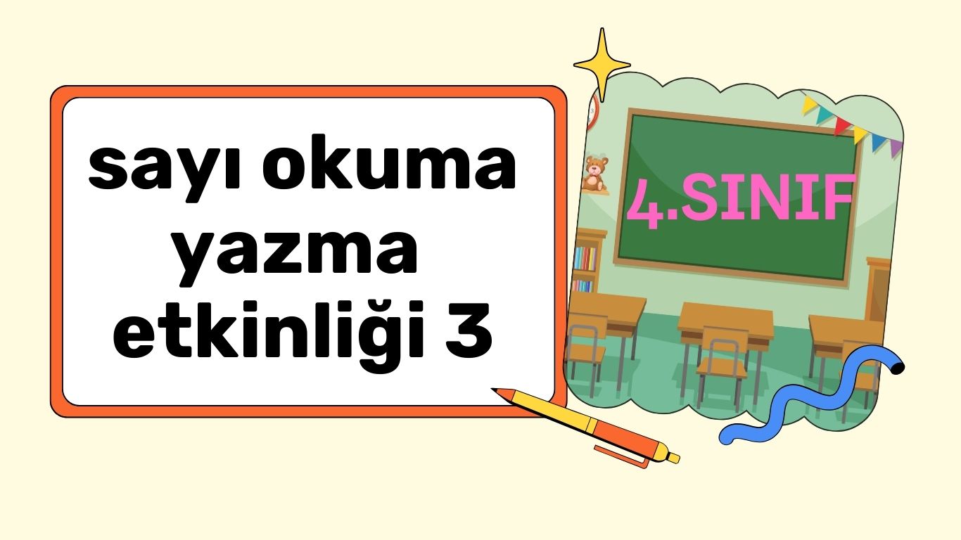 DÖRT BASAMAKLI SAYILARI  YAZMA