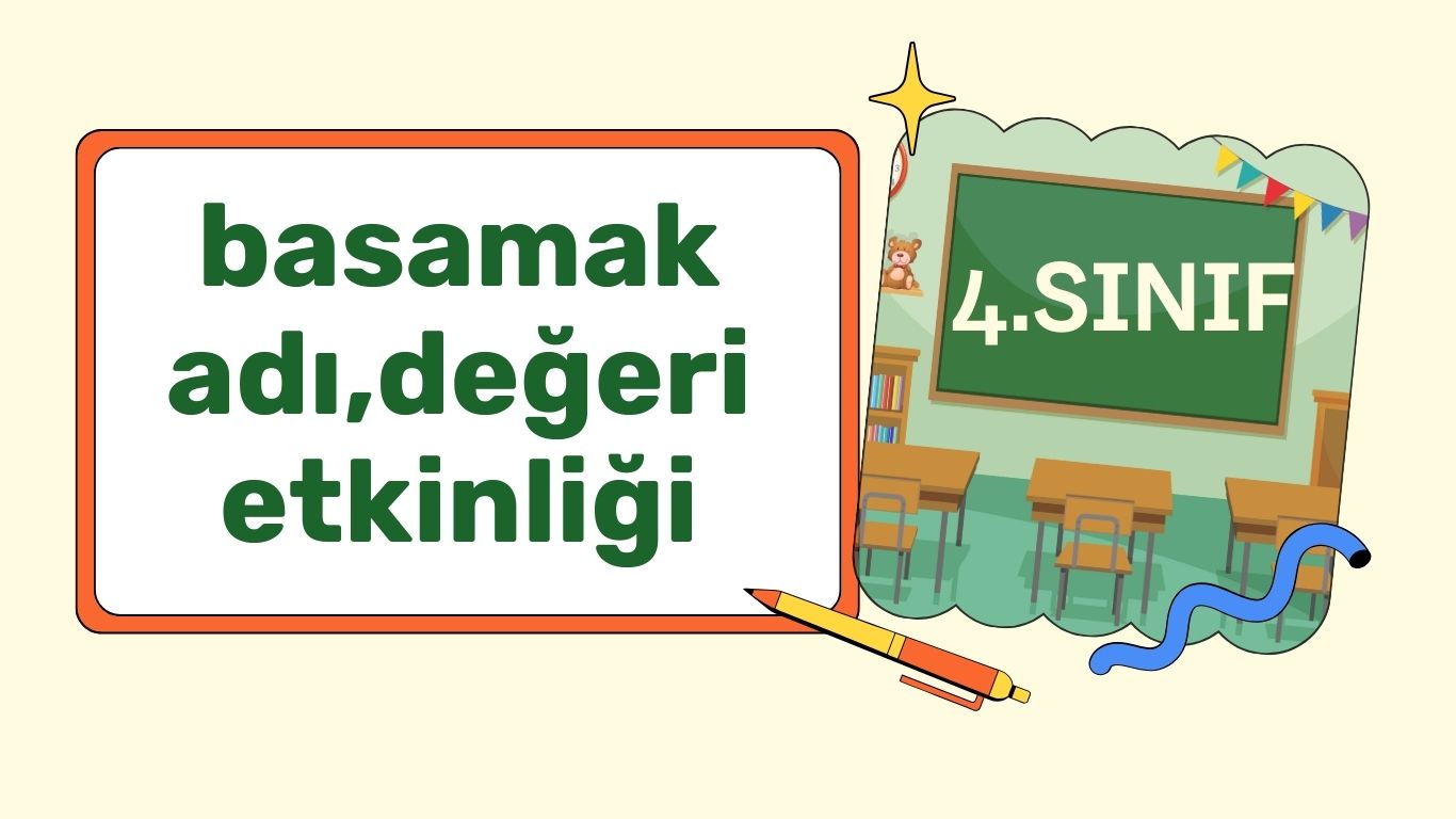 BÖLÜK, BASAMAK, BASAMAK DEĞERİ