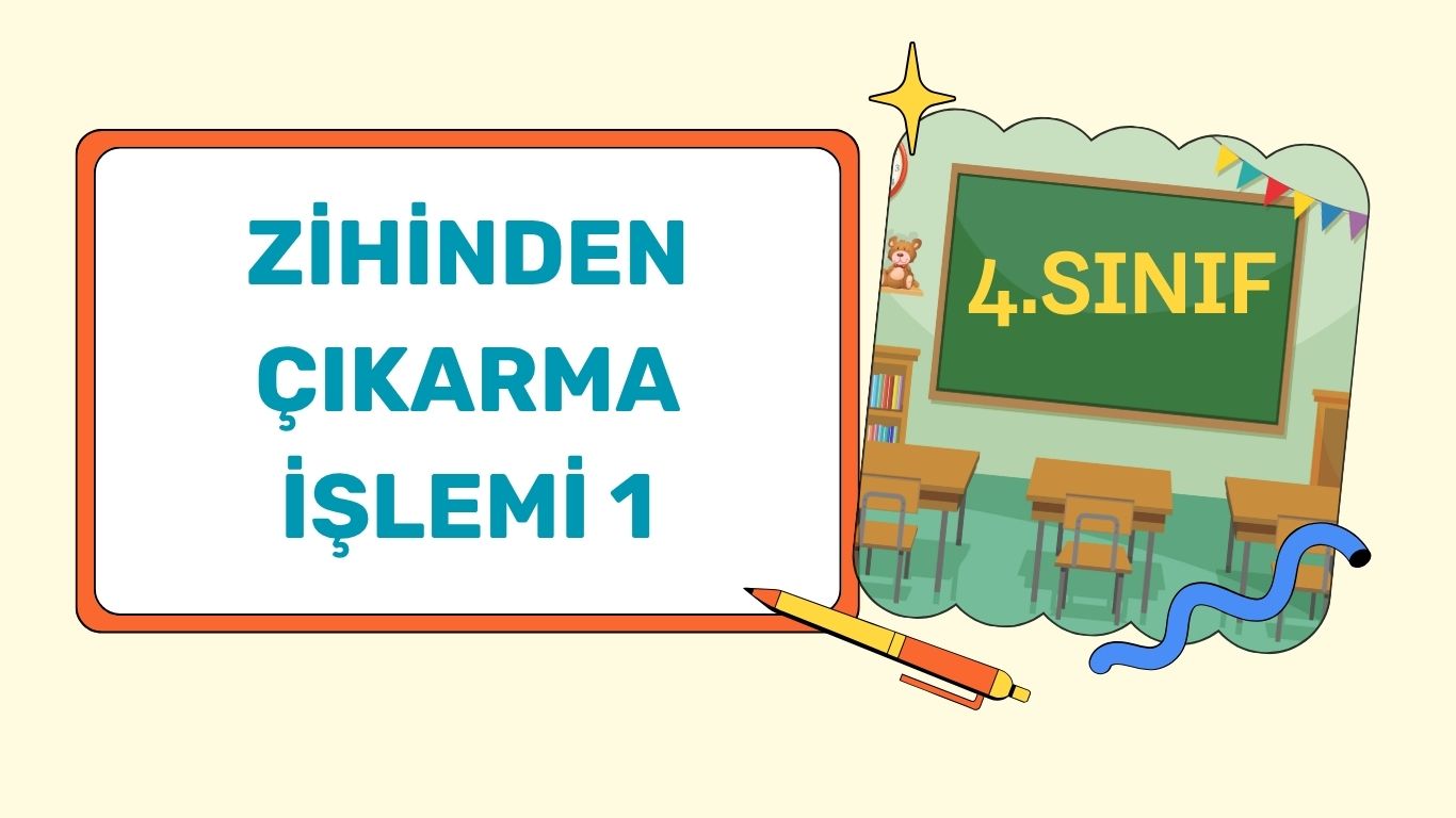 ZİHİNDEN ÇIKARMA İŞLEMİ 1