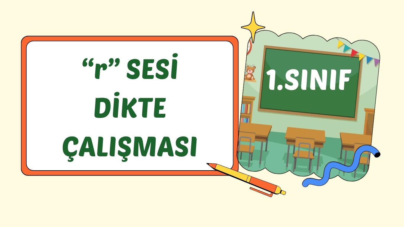 “r” SESİ KELİME DİKTE ETKİNLİĞİ 2