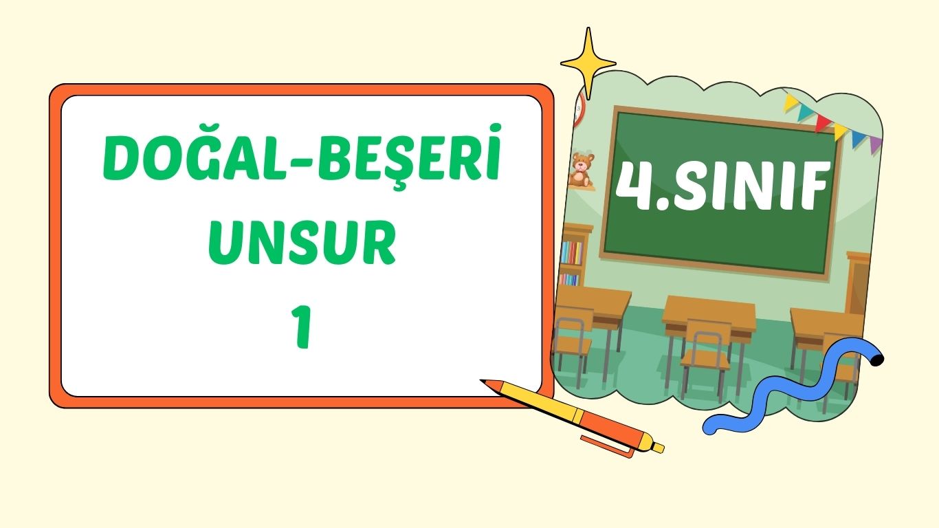 DOĞAL UNSUR – BEŞERİ UNSUR