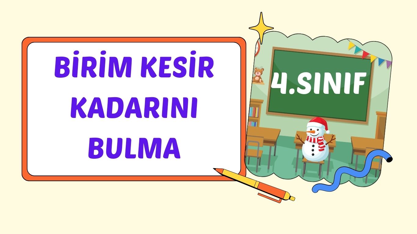 BİR ÇOKLUĞUN BİRİM KESİR KADARINI BULMA+PDF