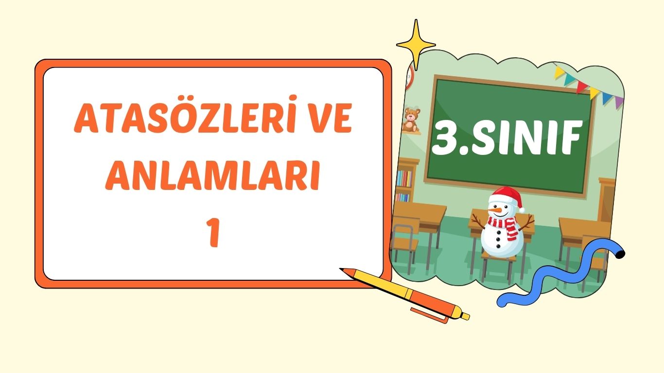 ATASÖZLERİ VE ANLAMLARI 1+pdf