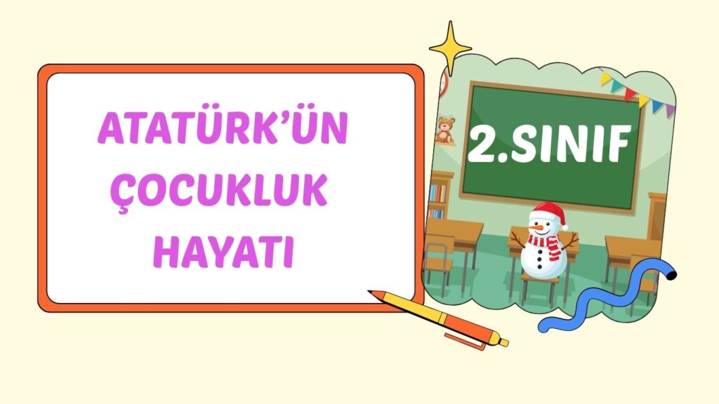 ATATÜRK’ÜN ÇOCUKLUĞU ATATÜRK’ÜN ÇOCUKLUĞU