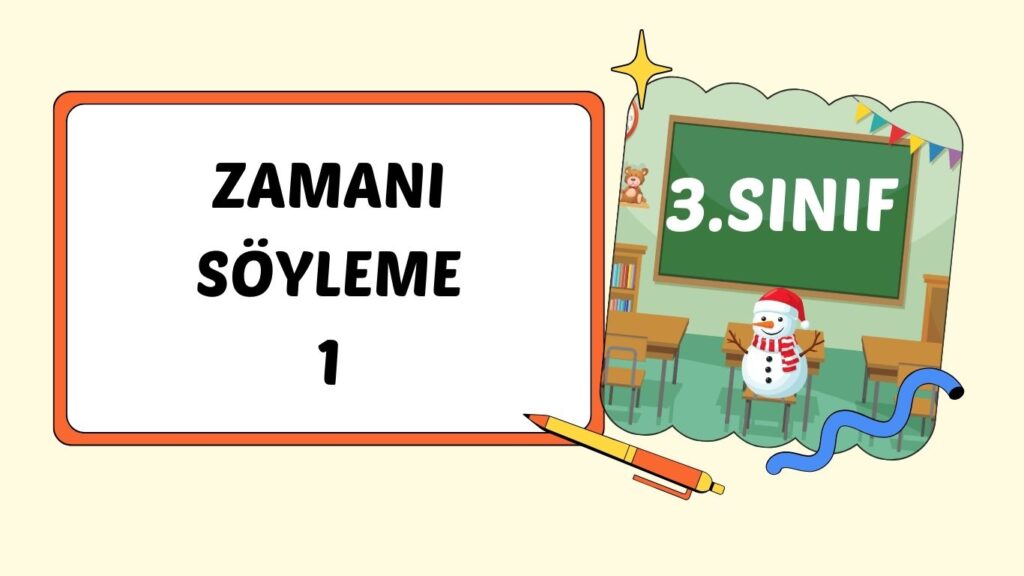 ZAMANI SÖYLEME + pdf ZAMANI SÖYLEME + pdf