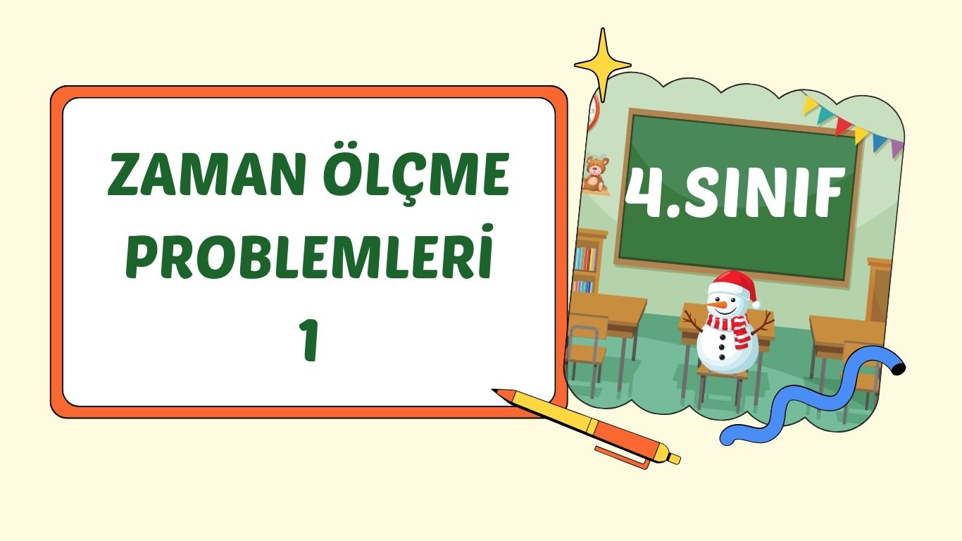 ZAMAN PROBLEMLERİ+PDF