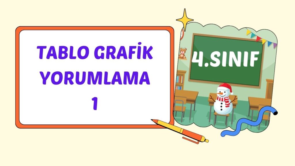 TABLO VE GRAFİK YORUMLAMA +pdf TABLO VE GRAFİK YORUMLAMA +pdf