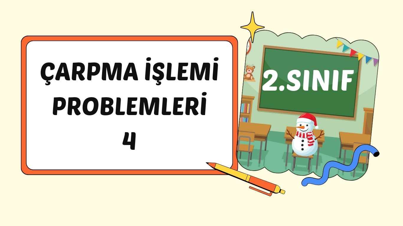 ÇARPMA İŞLEMİ PROBLEMLERİ 4+pdf