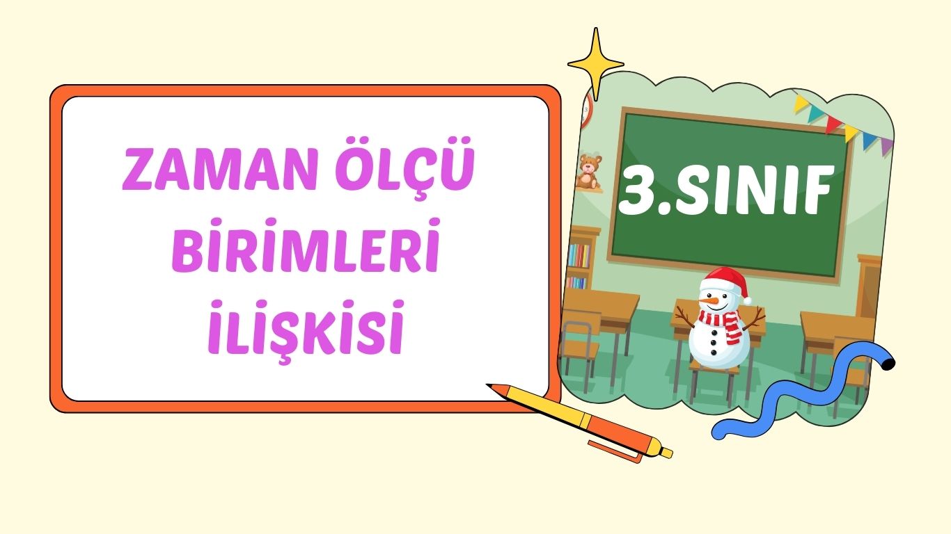 ZAMAN ÖLÇÜ BİRİMLERİ İLİŞKİSİ