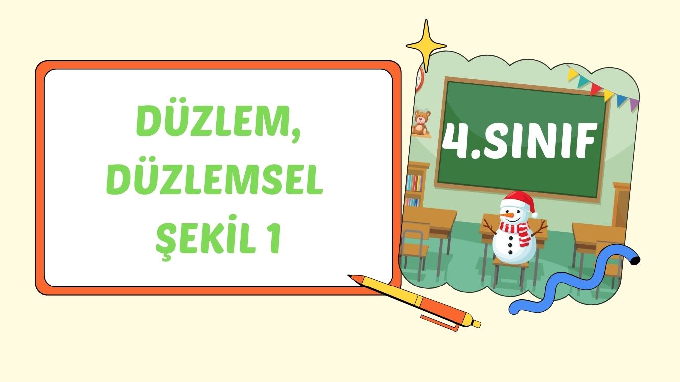 DÜZLEM, DÜZLEMSEL ŞEKİL