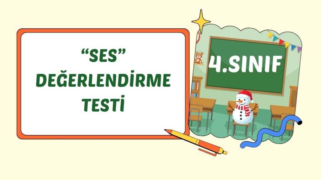 SES KİRLİLİĞİ DEĞERLENDİRME TESTİ