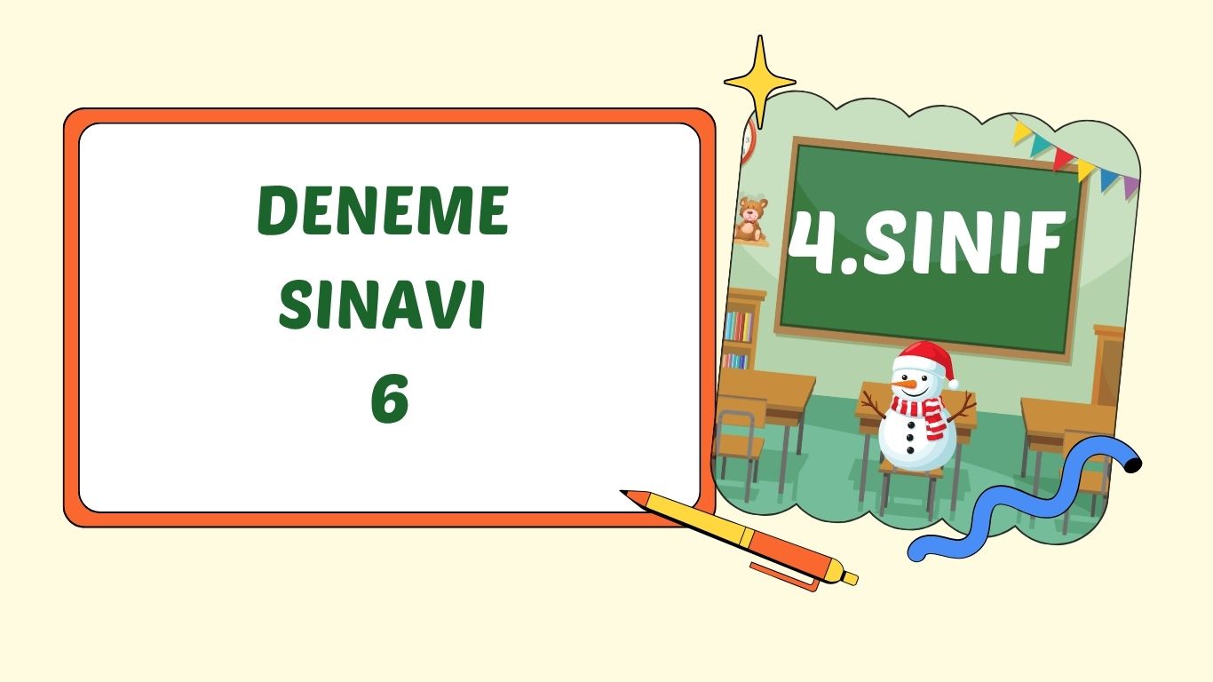 4. SINIF DENEME SINAVI 6