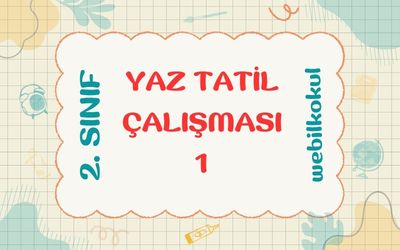YAZ TEKRAR ÇALIŞMASI 1