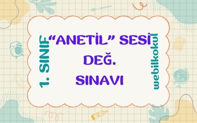 1.GRUP SESLER SÜREÇ DEĞERLENDİRME SINAVI