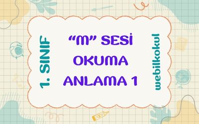 “m” SESİ OKUMA ANLAMA 2