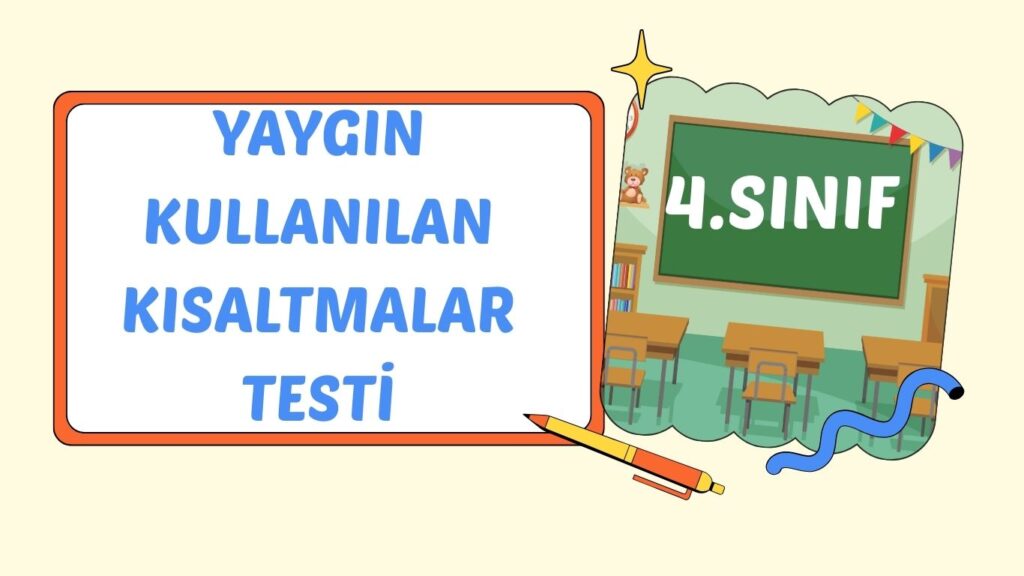 KISALTMALAR VE ANLAMLARI