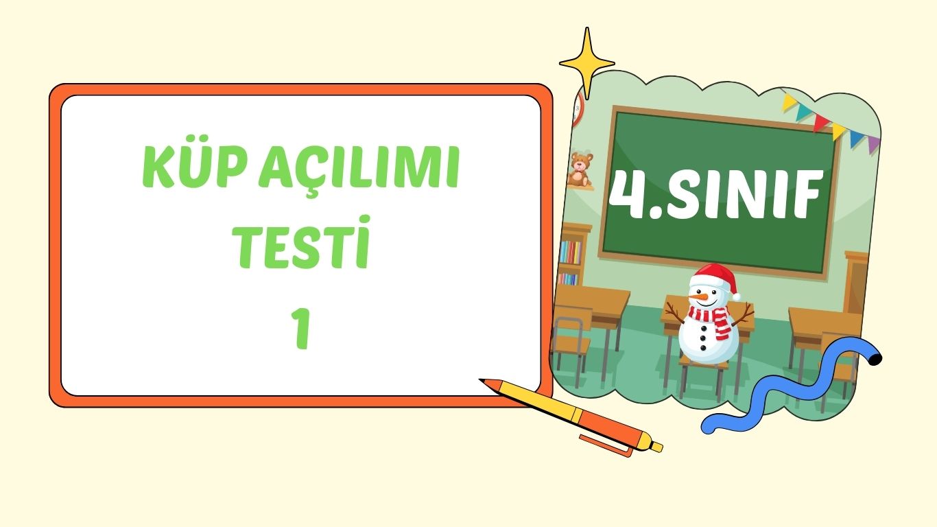 KÜP AÇILIMI TESTİ 1
