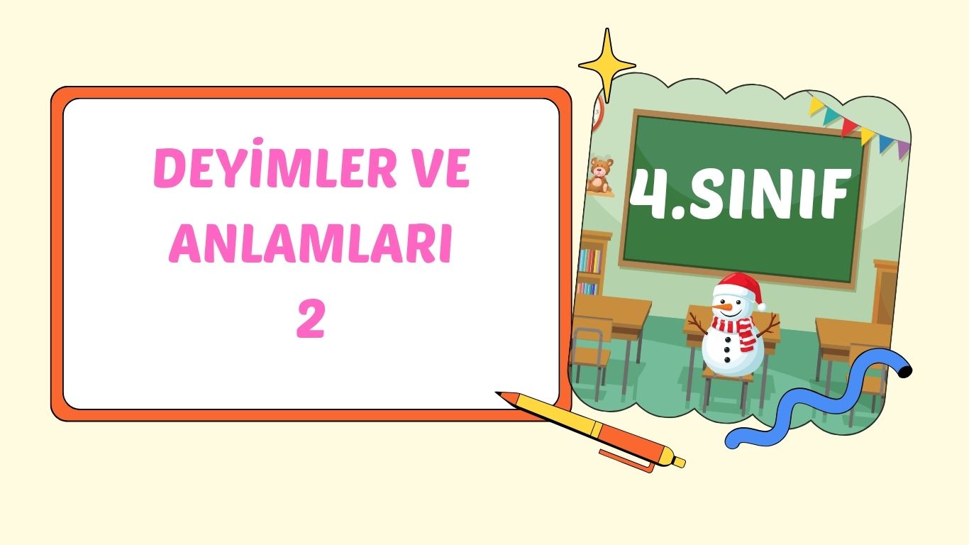DEYİMLER VE ANLAMLARI 2+pdf