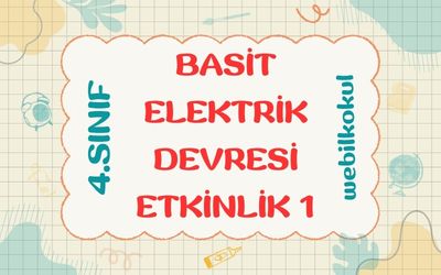 BASİT ELEKTRİK DEVRESİ